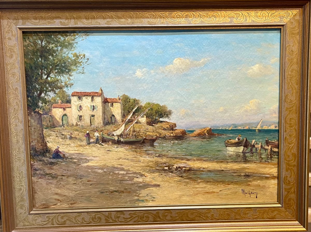 A Port in France by Charles Malfroy 