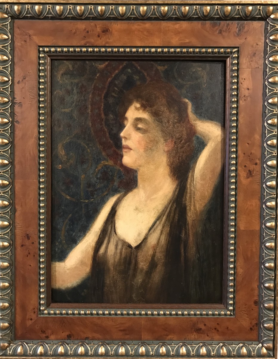 Study for a kind of "Vanity" by John William Waterhouse 