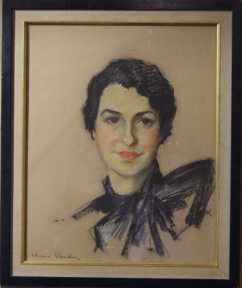 Lady in Black by Edward Dickson Reeder 