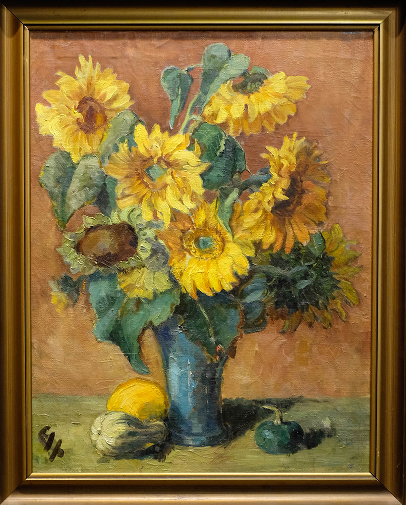 Sunflowers by Ejnar Hansen 