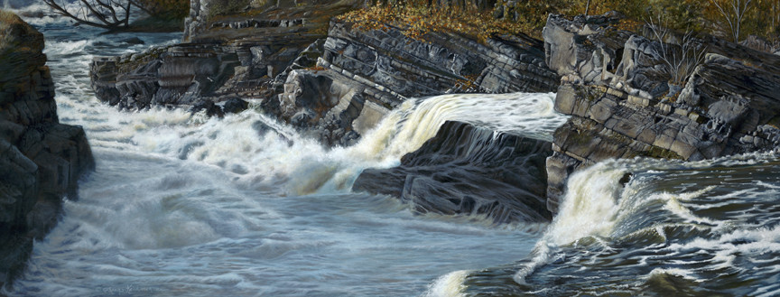 Hogsback Falls by Cindy Sorley-Keichinger 