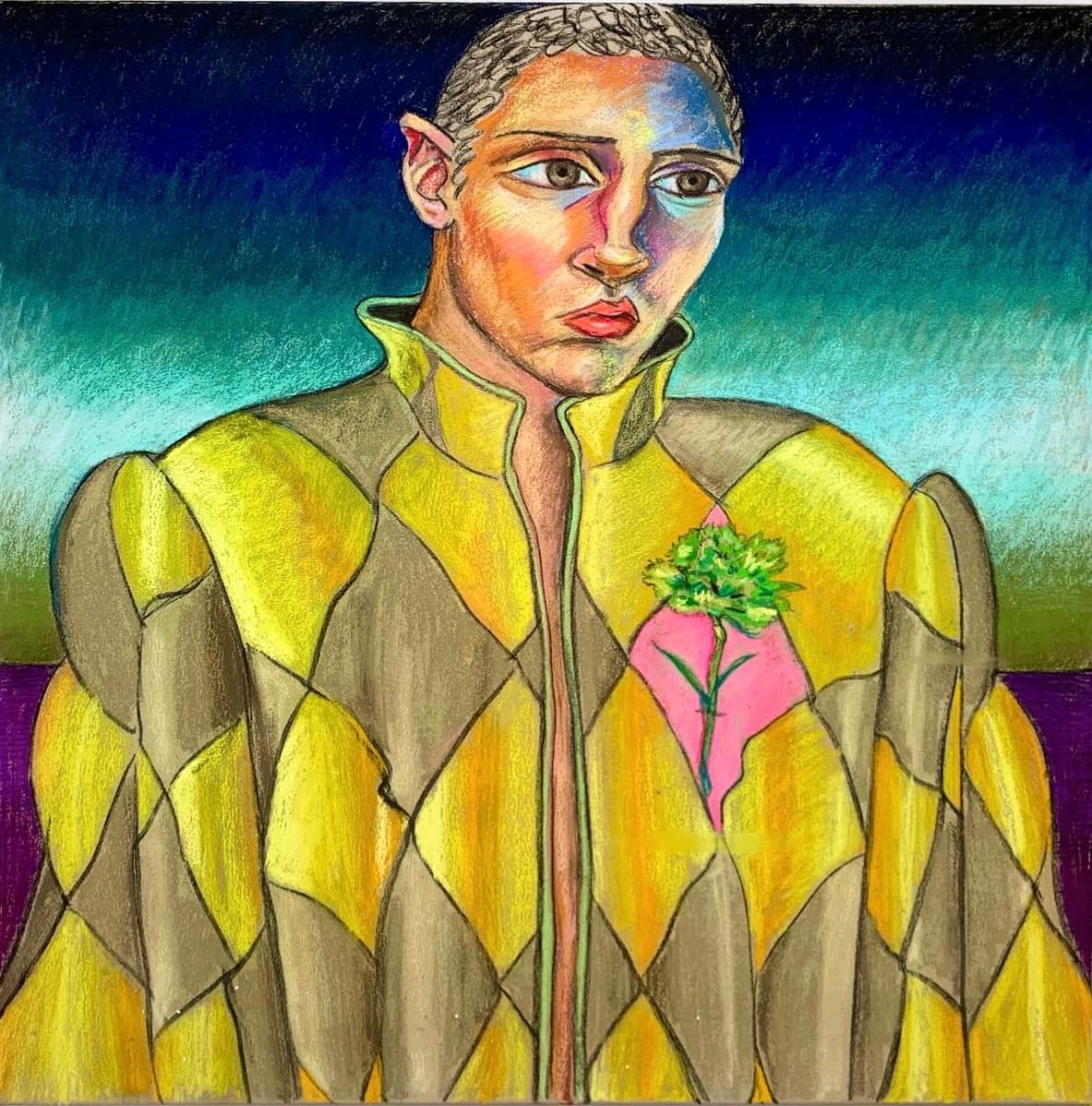 Green carnation by Adam Baker, Image 1.