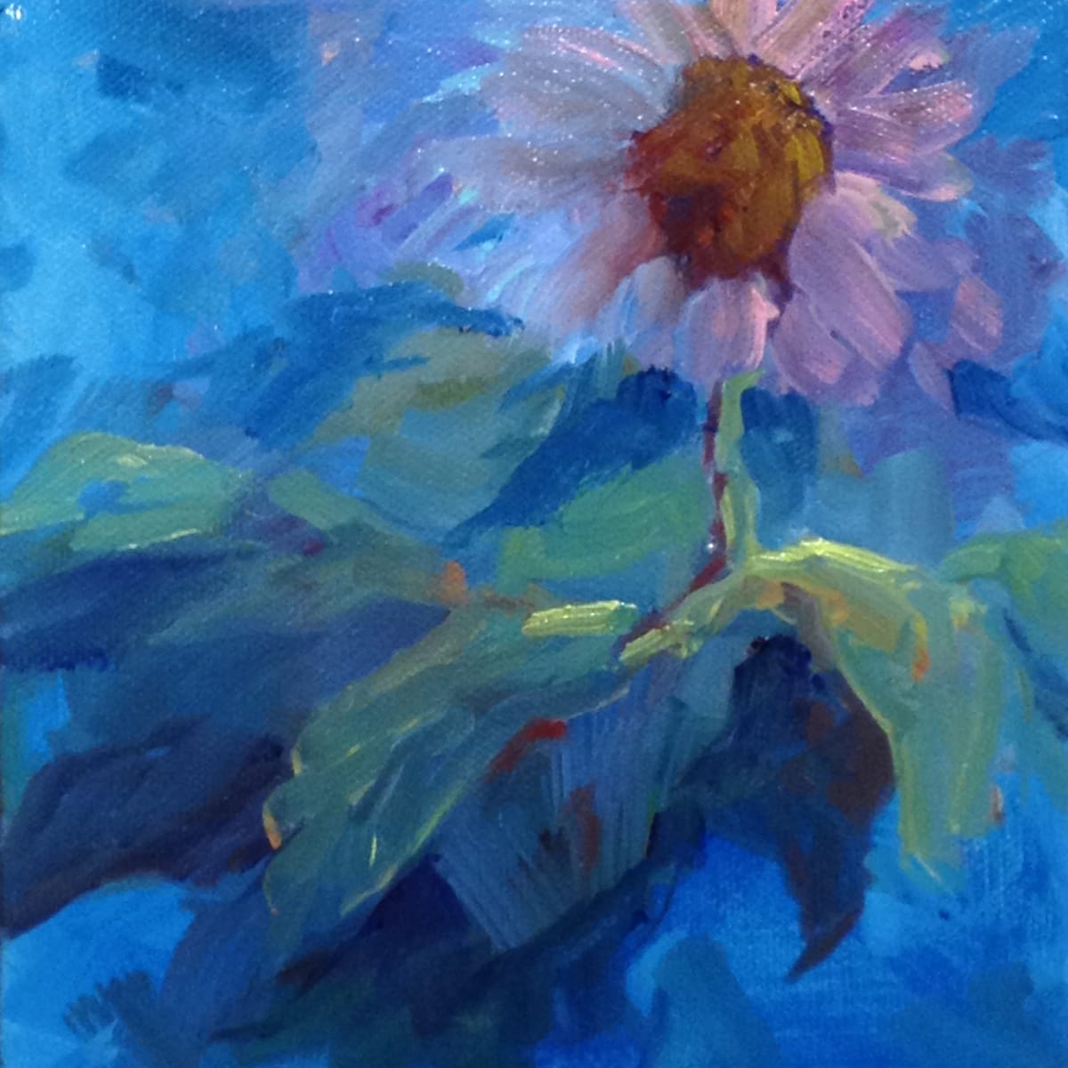 A Daisy Type Flower by Marsha Hamby Savage  Image: A Daisy Type Flower, 4" x 4"