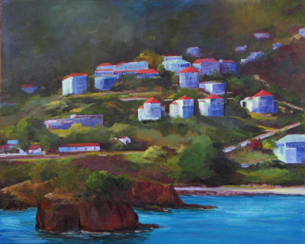 Caribbean Story by Marsha Hamby Savage  Image: Caribbean Story, 24" x 30"