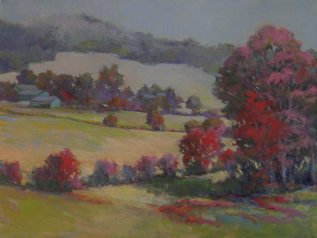 Foggy Start by Marsha Hamby Savage  Image: Foggy Start, Oil 18" x 24"