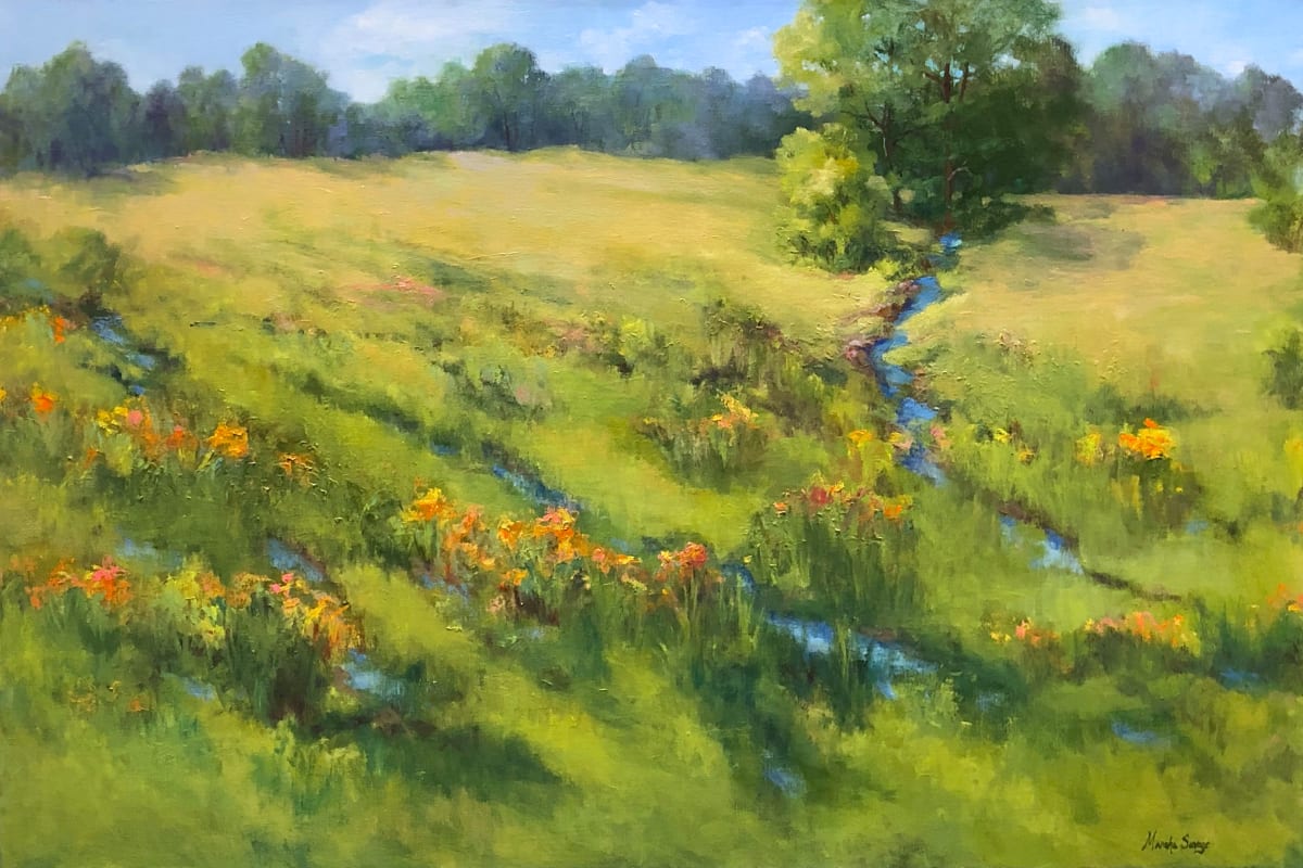 Wild Green Pastures by Marsha Hamby Savage 