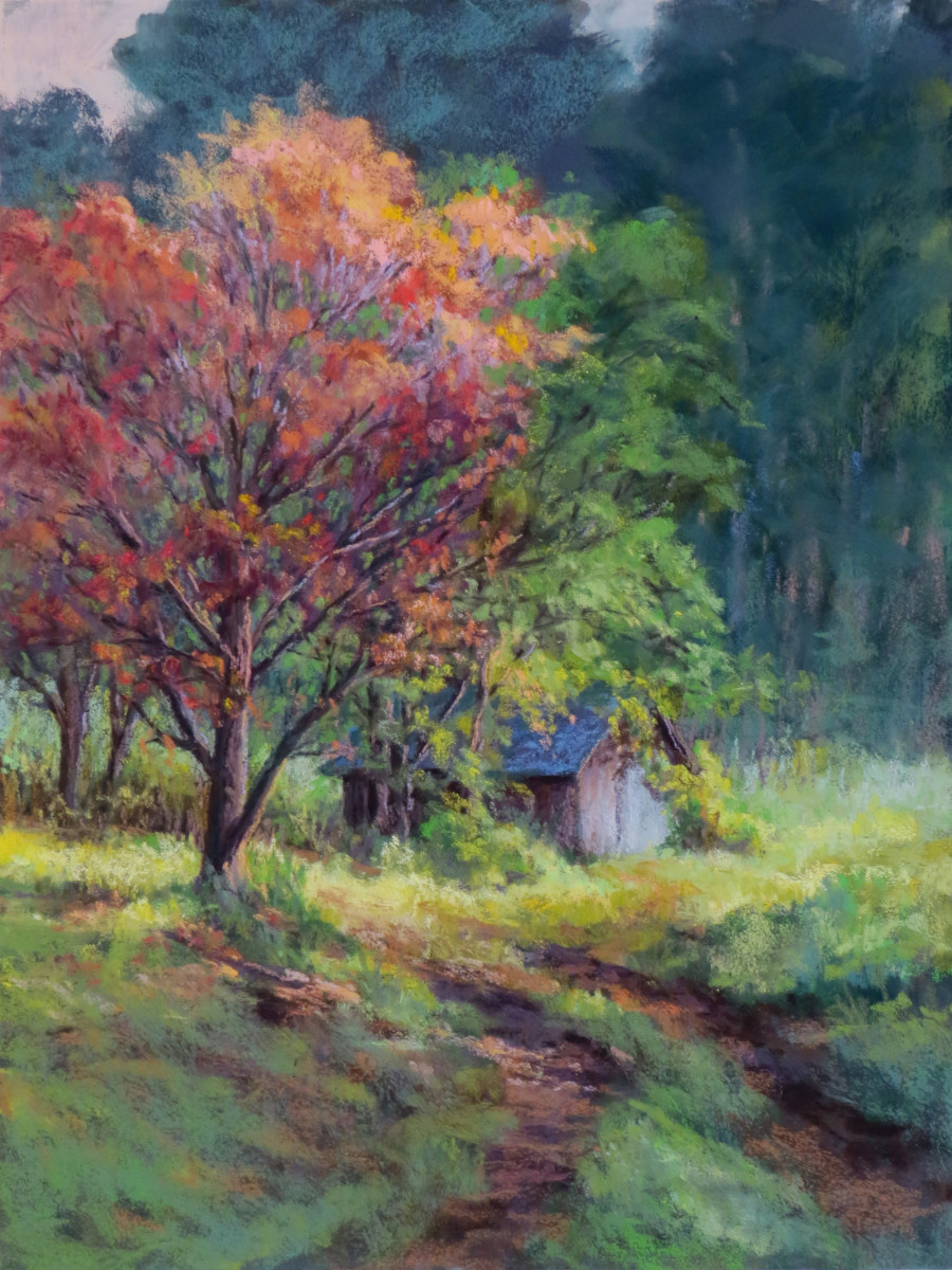 Old Friends by Marsha Hamby Savage  Image: Old Friends, 16"x12" Pastel