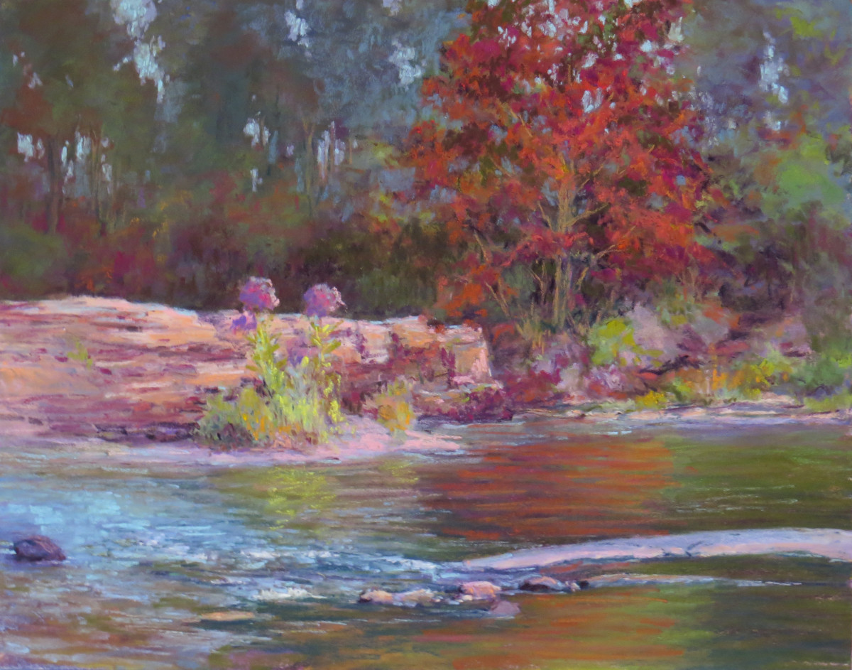 River Edge Ruby by Marsha Hamby Savage 