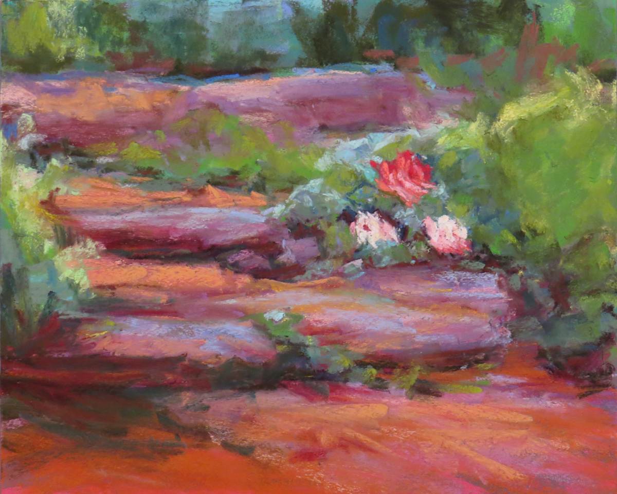 Rocks & Roses #2 by Marsha Hamby Savage, Image 1.