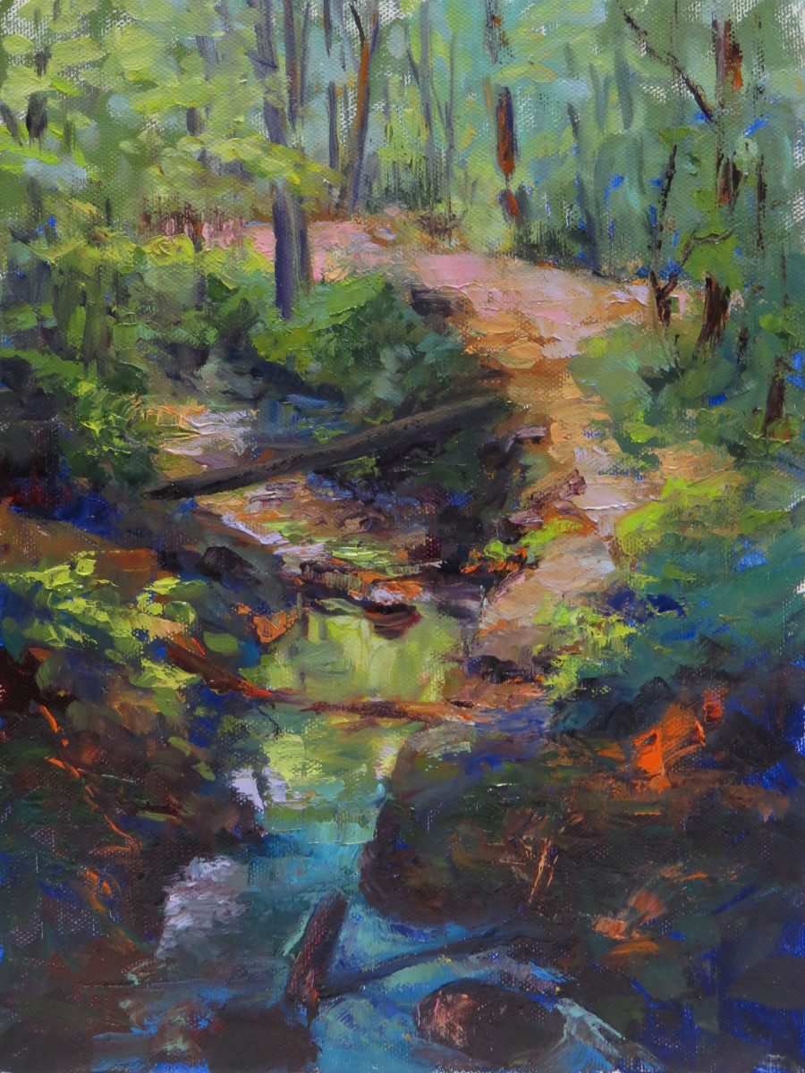 Creek Meander by Marsha Hamby Savage 