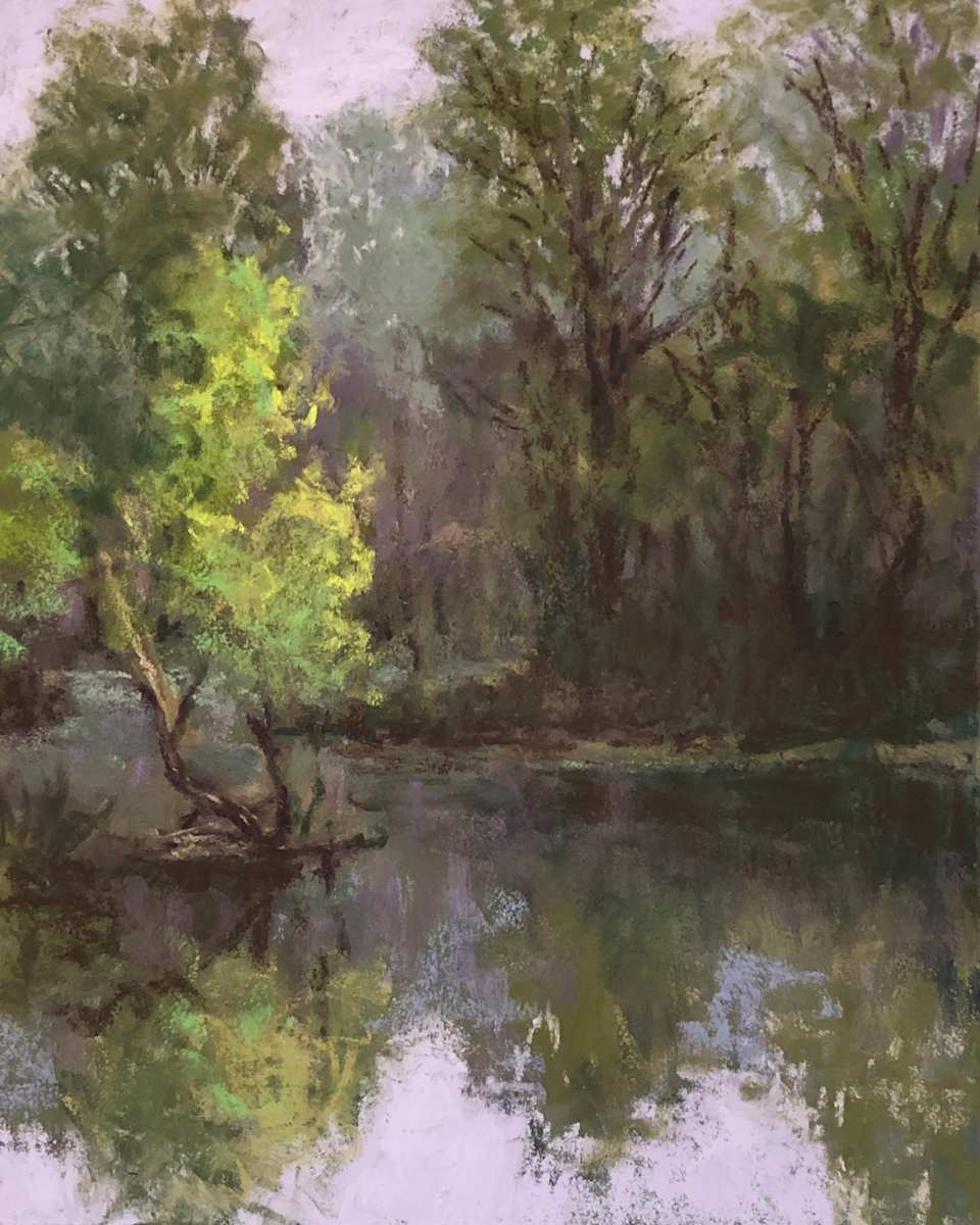 Spring Green River by Marsha Hamby Savage 