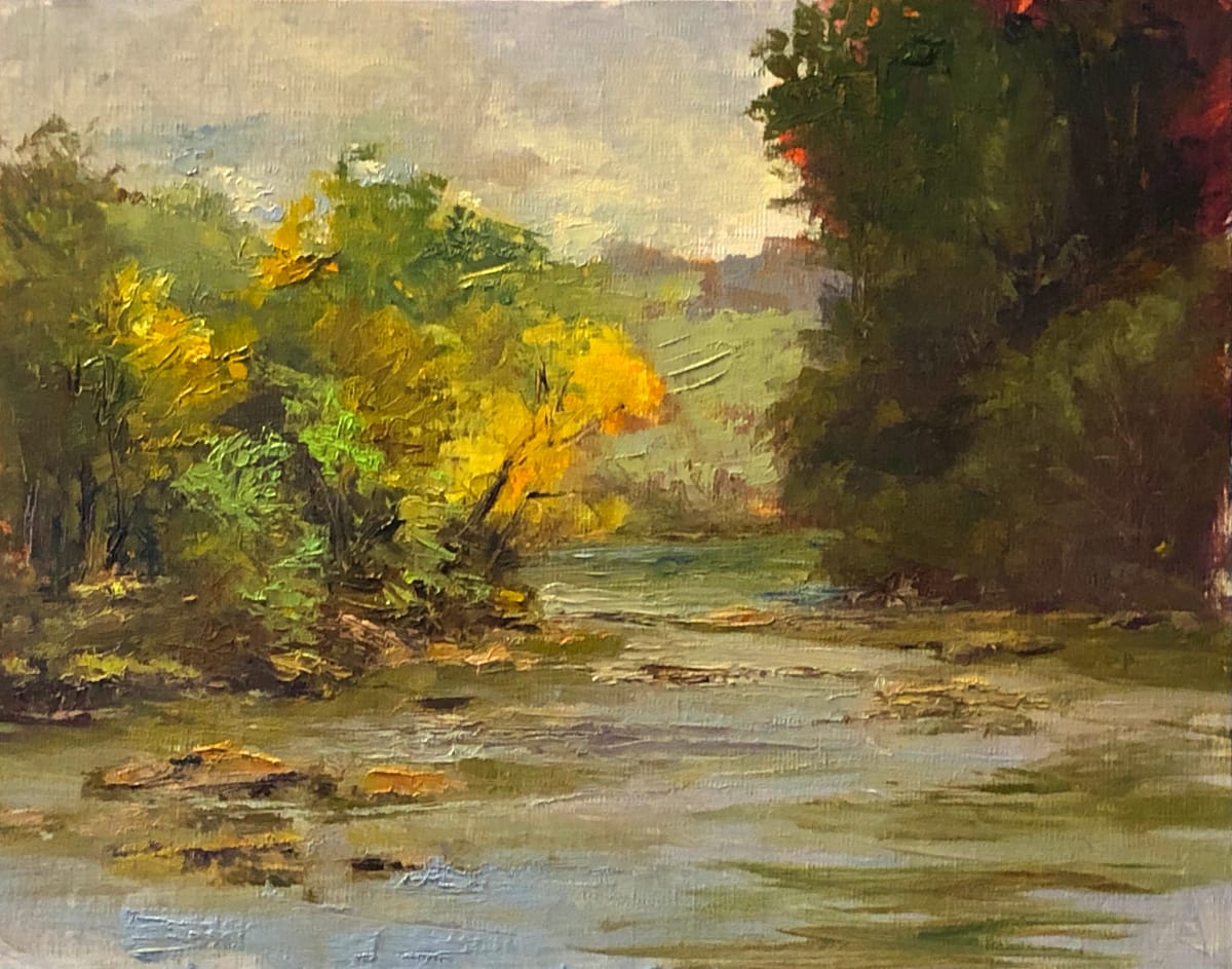 Toccoa River Bend by Marsha Hamby Savage 