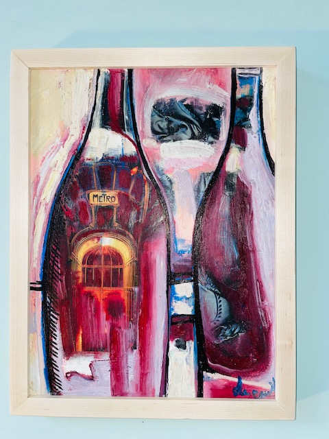 Wine Bottle Illusion 7 by de Camille, Image 2.