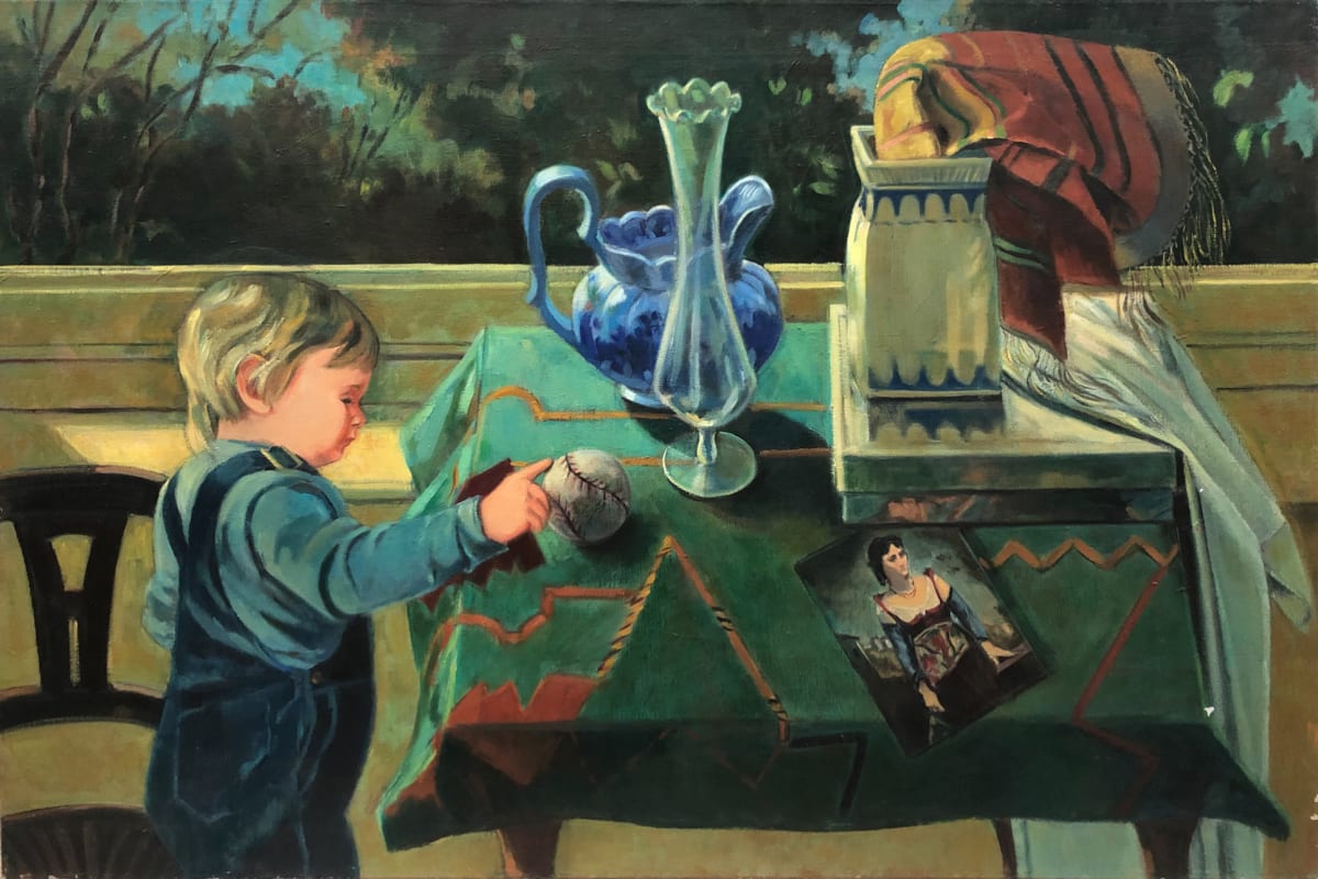 Max at Two Years Old at the Table by Ethel Fisher 