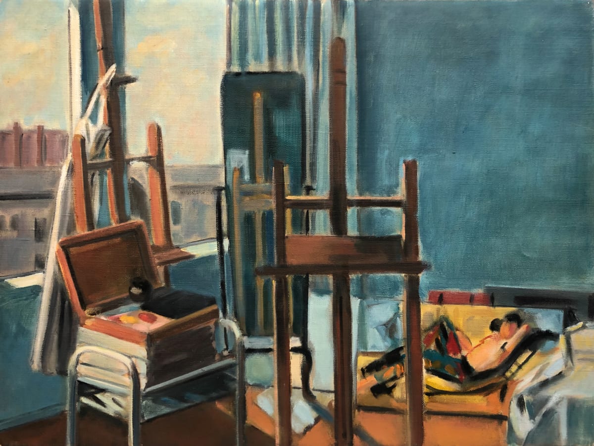 Sandra's London Studio by Ethel Fisher 