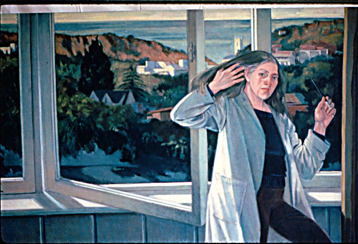 Self portrait by the Window by Ethel Fisher 