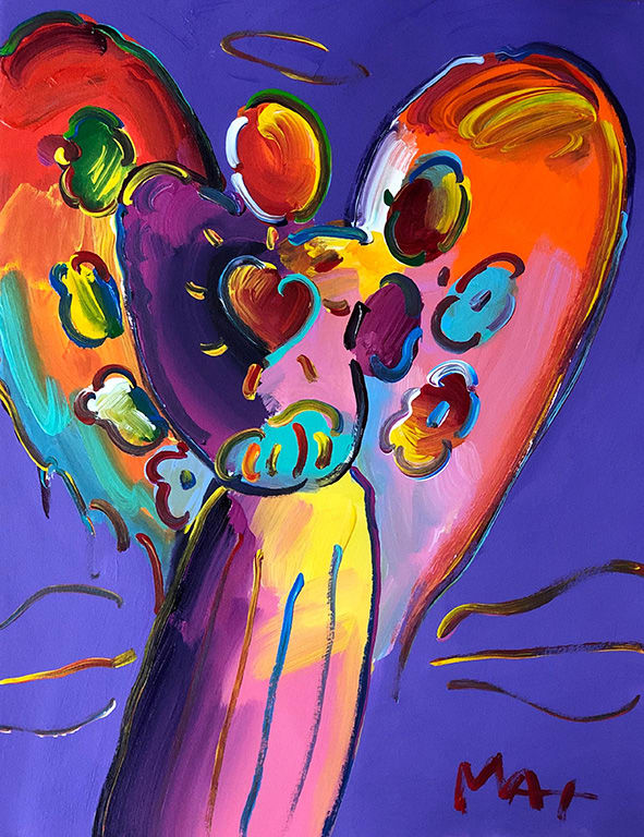 Angel with a Heart by Peter Max 