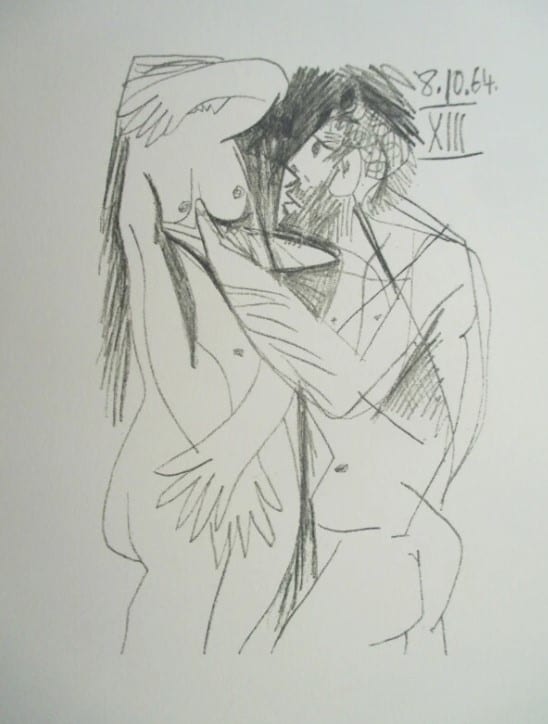 Le Gout de Bonheur #62 by Pablo Picasso  Image: Le Gout du Bonheur #62