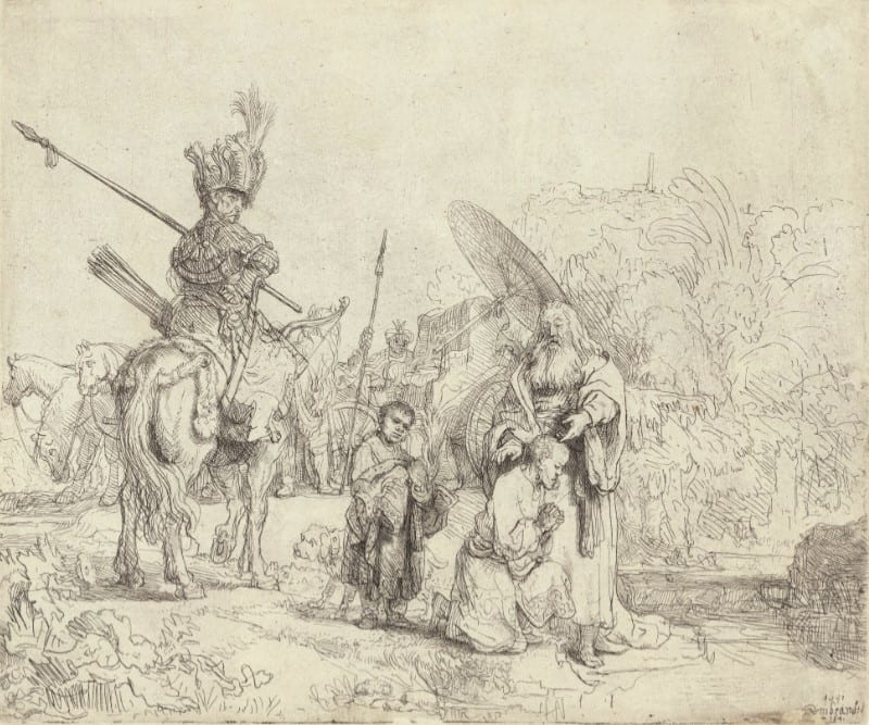 Baptism of the Eunuch by Rembrandt van Rijn 