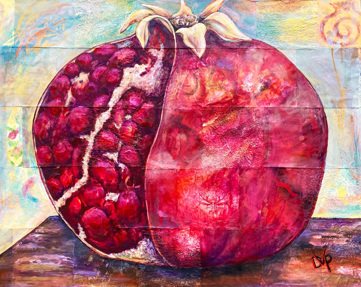 Blessings Within by Delphine Peller  Image: "Blessings Within" mixed media on canvas 