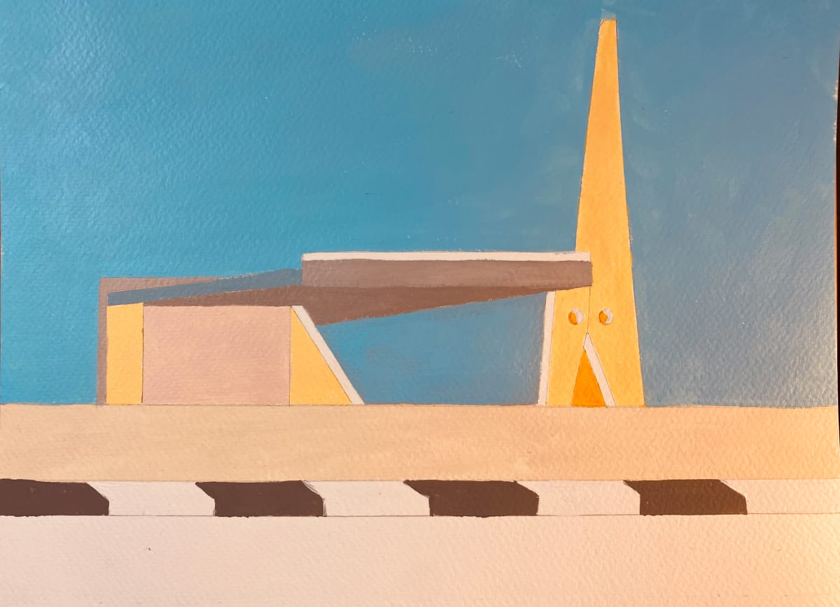 Clothespin Soviet Bus Stop by Michelle Mullet  Image: Soviet Bus Stop No. 9