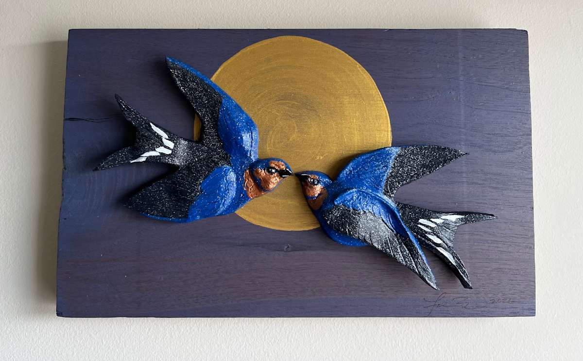 Swallow Synchronicity by Frances Byrd, Image 1.