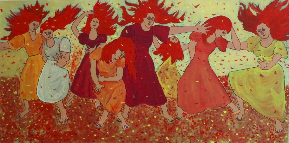 Fall The Dancer/Danse l'automne by Helene Montpetit  Image: Inspired in part by Byzantine art.