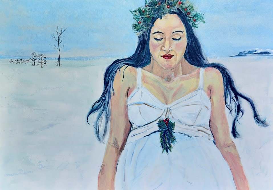 Winter, Bearer of Life / Hiver, porteuse de vie by Helene Montpetit 