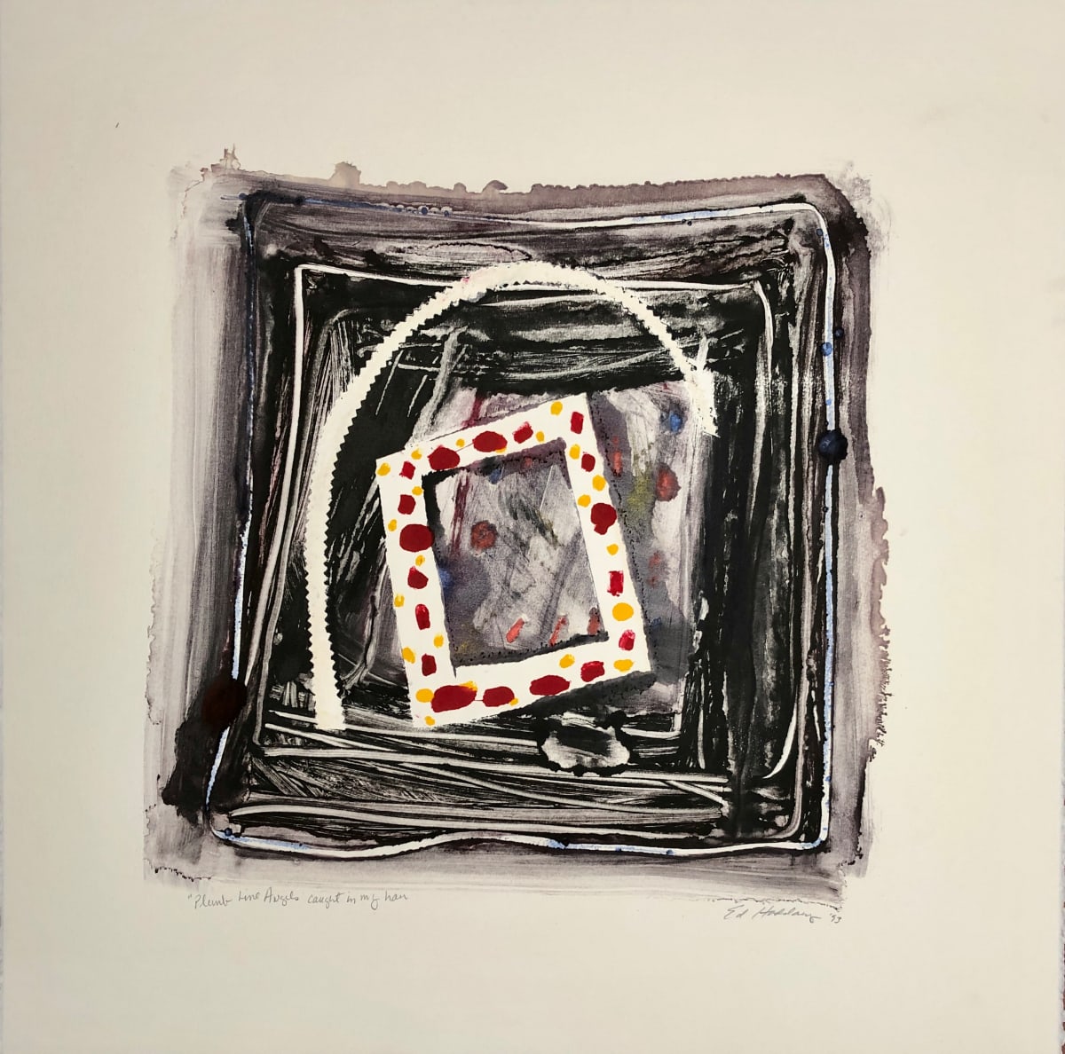 Plumb Line Angels Caught in my Hair by Ed Haddaway  Image: Full image