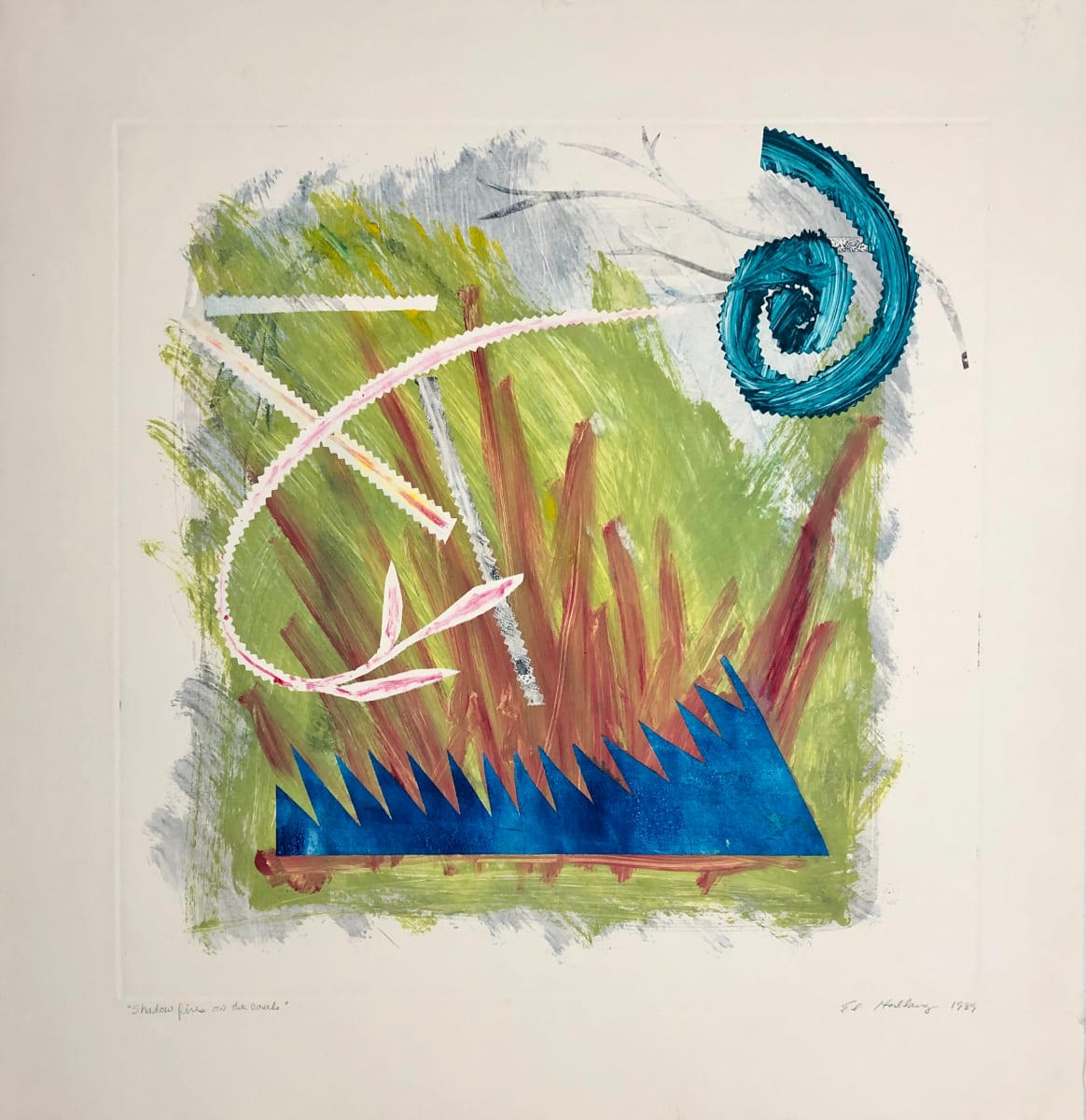 Shadow Fires on the Easels by Ed Haddaway  Image: Full image