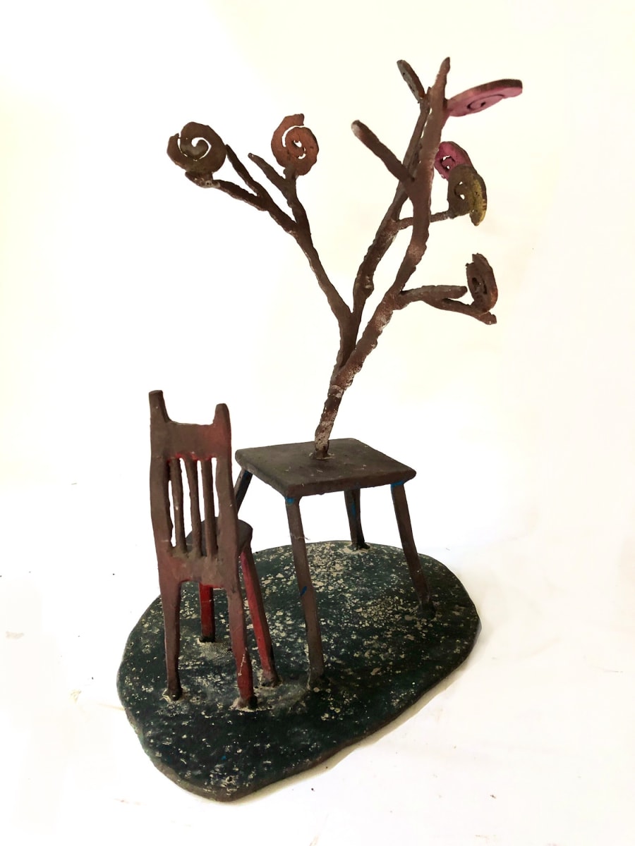Night Poets and the Taste of Reason (Maquette) by Ed Haddaway 