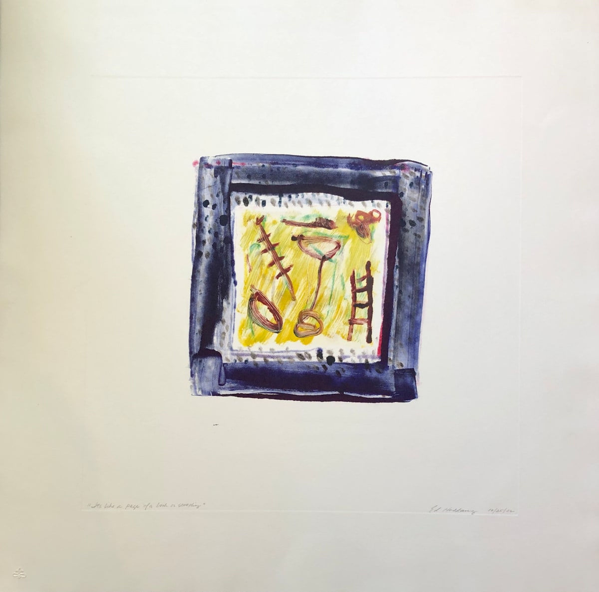 It’s Like a Page of a Book or Something by Ed Haddaway 