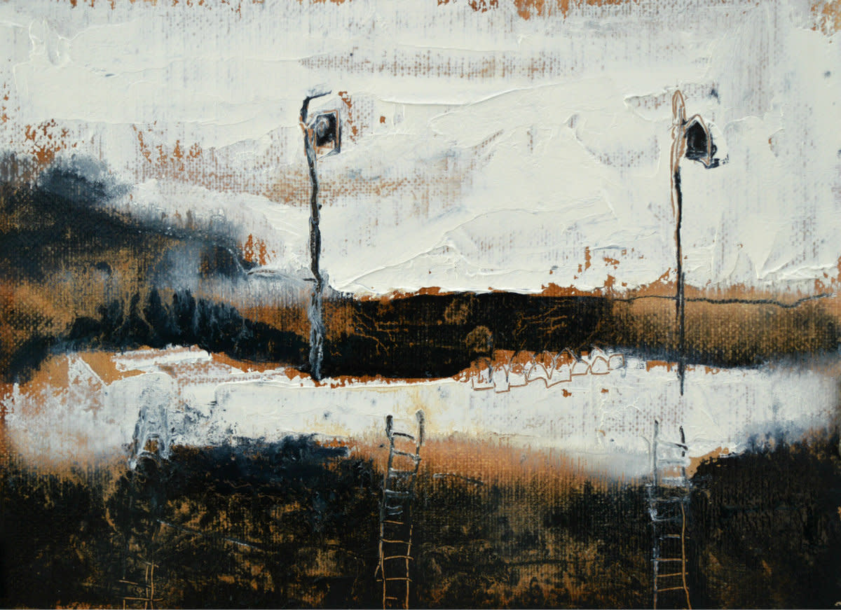 Ladders and lights by Gillian Lee Smith 