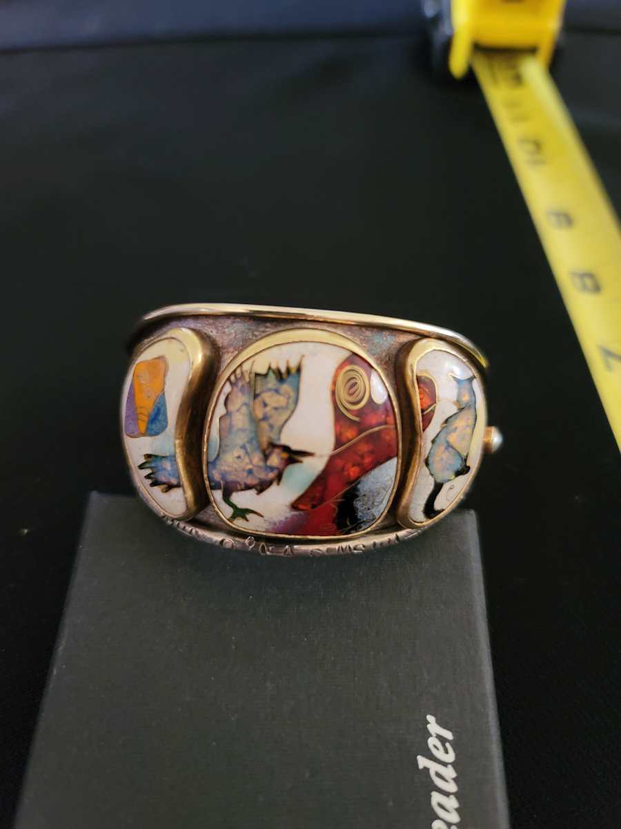 Bracelet  - Raven / Cat by Colette Denton, Image 2.
