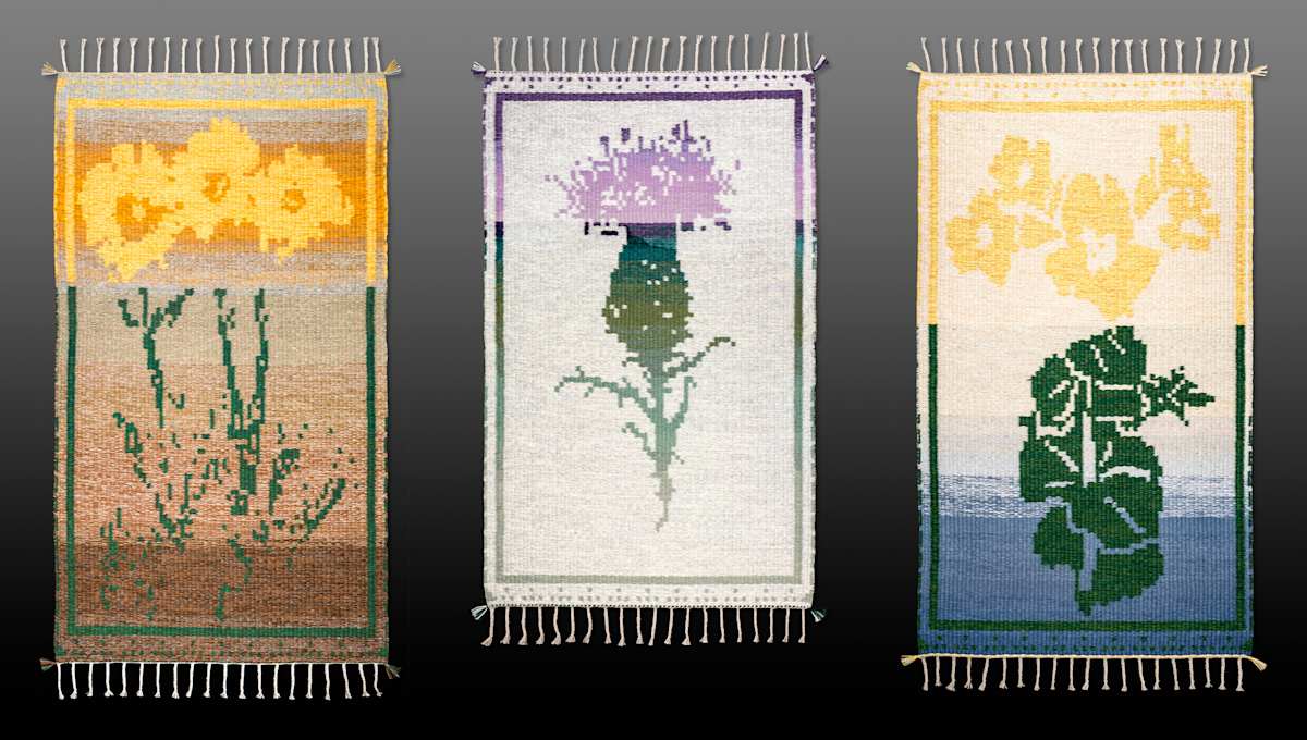 Endangered Wildflower Triptych, Image 1.