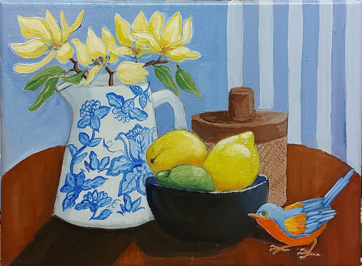 Birds in the House 7 by Susan Merritt 