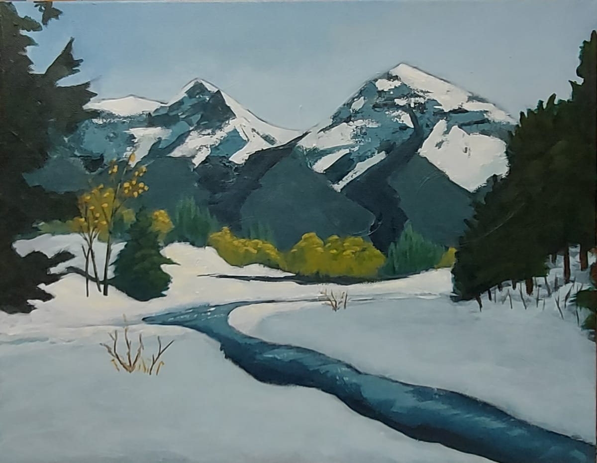 Kananaskas Stream by Susan Merritt 