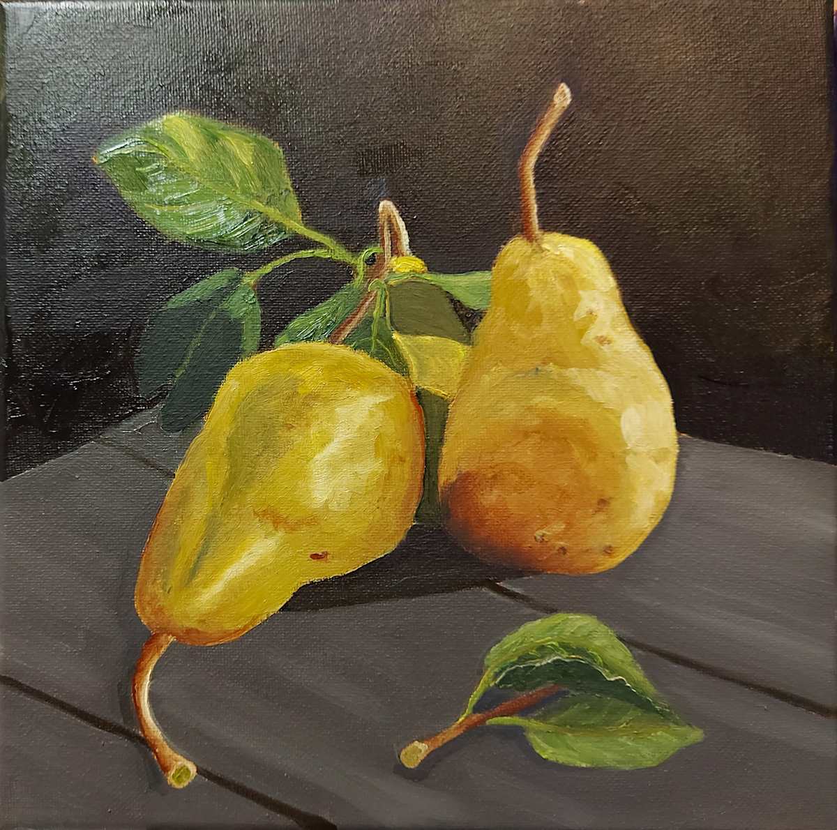 Backyard Pears by Susan Merritt 