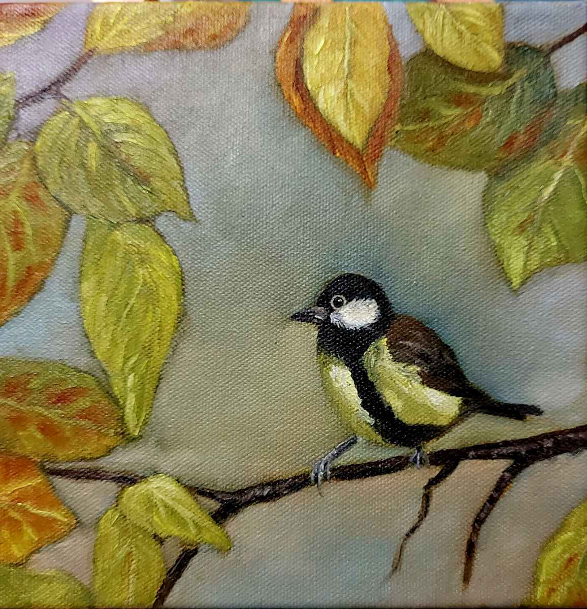 Little Tit Bird by Susan Merritt 