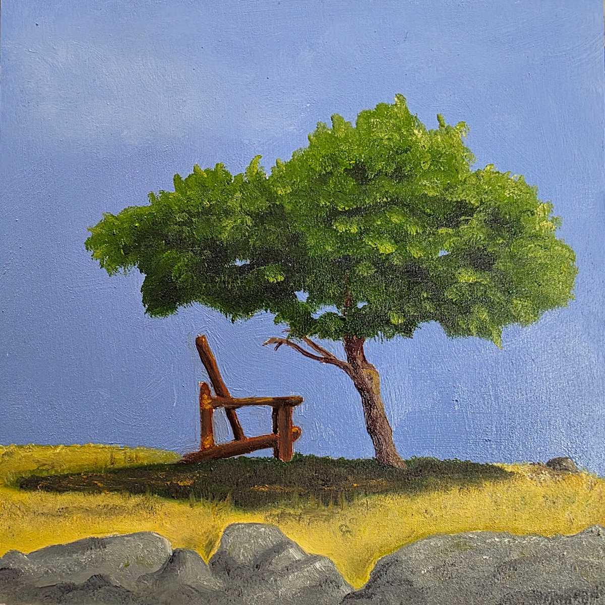 Chair on the Point by Susan Merritt 