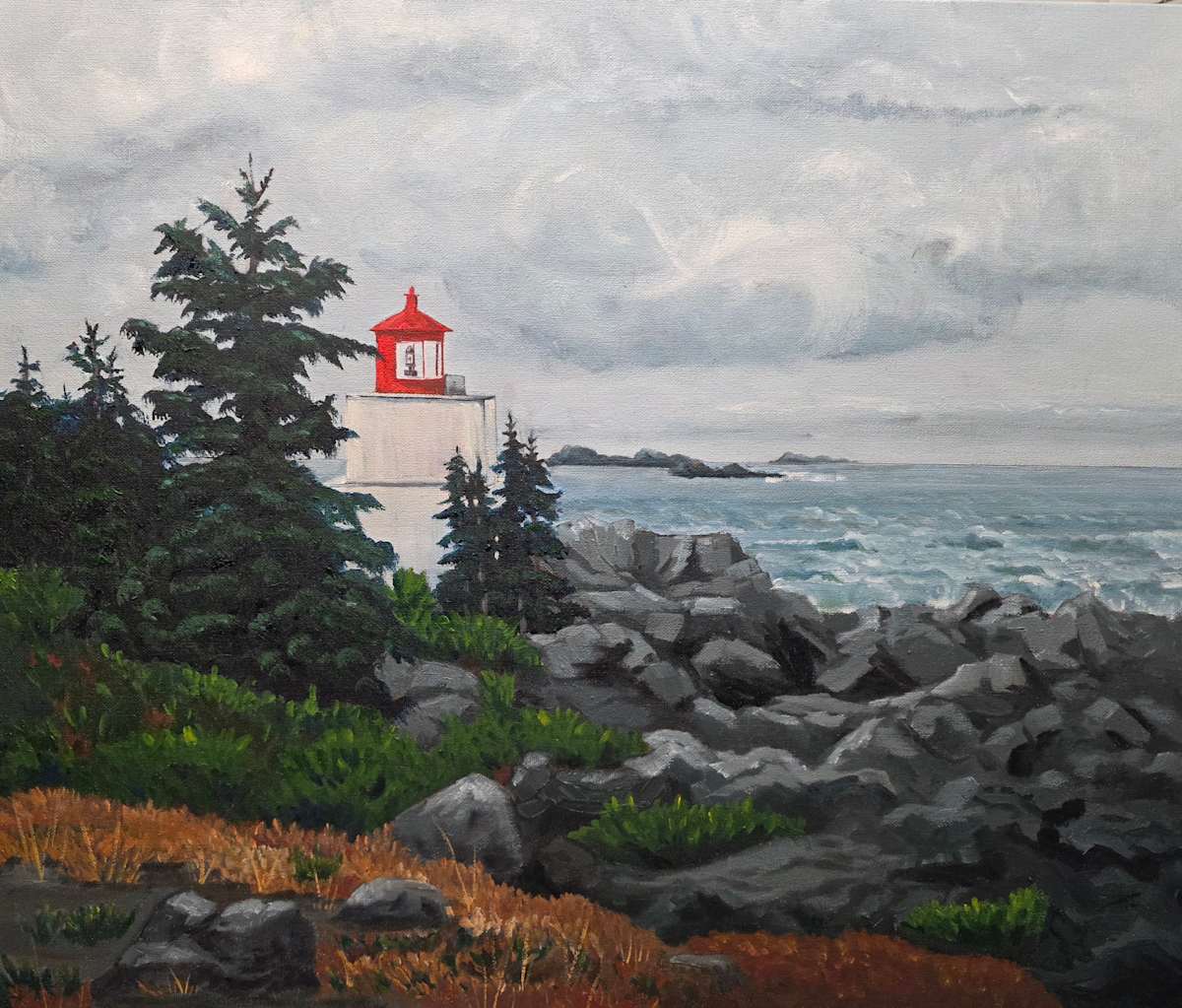 Lighthouse at Ucluelet by Susan Merritt 