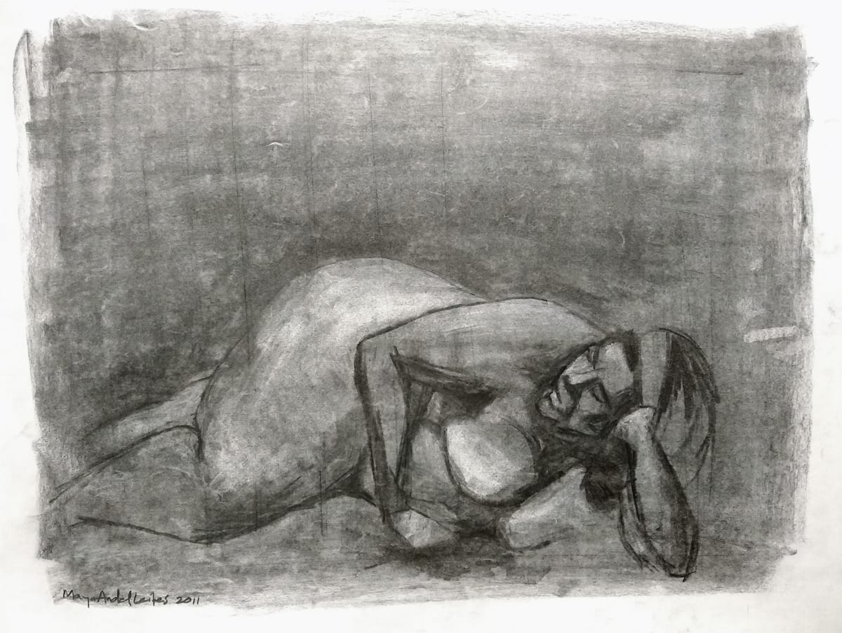 Figure Drawing 1 by Maya Leites  Image: Private Collection
