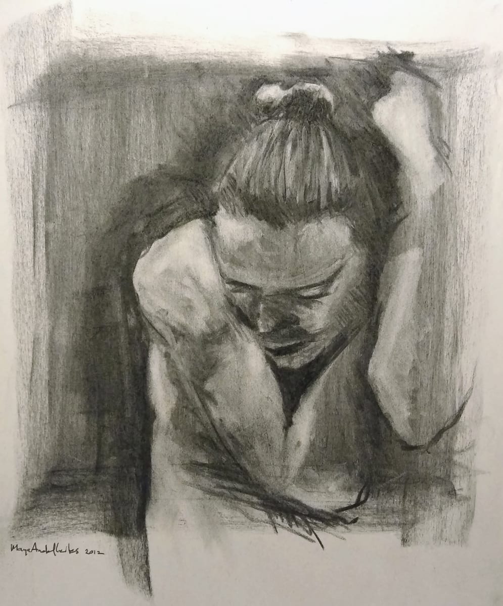 Figure Drawing 2 by Maya Leites  Image: Private Collection