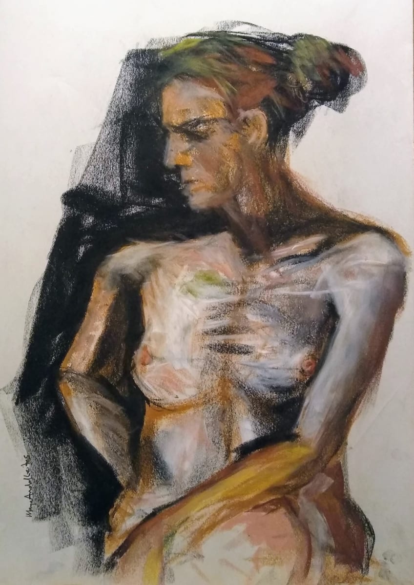 Figure Drawing (not framed) by Maya Leites, Image 1.