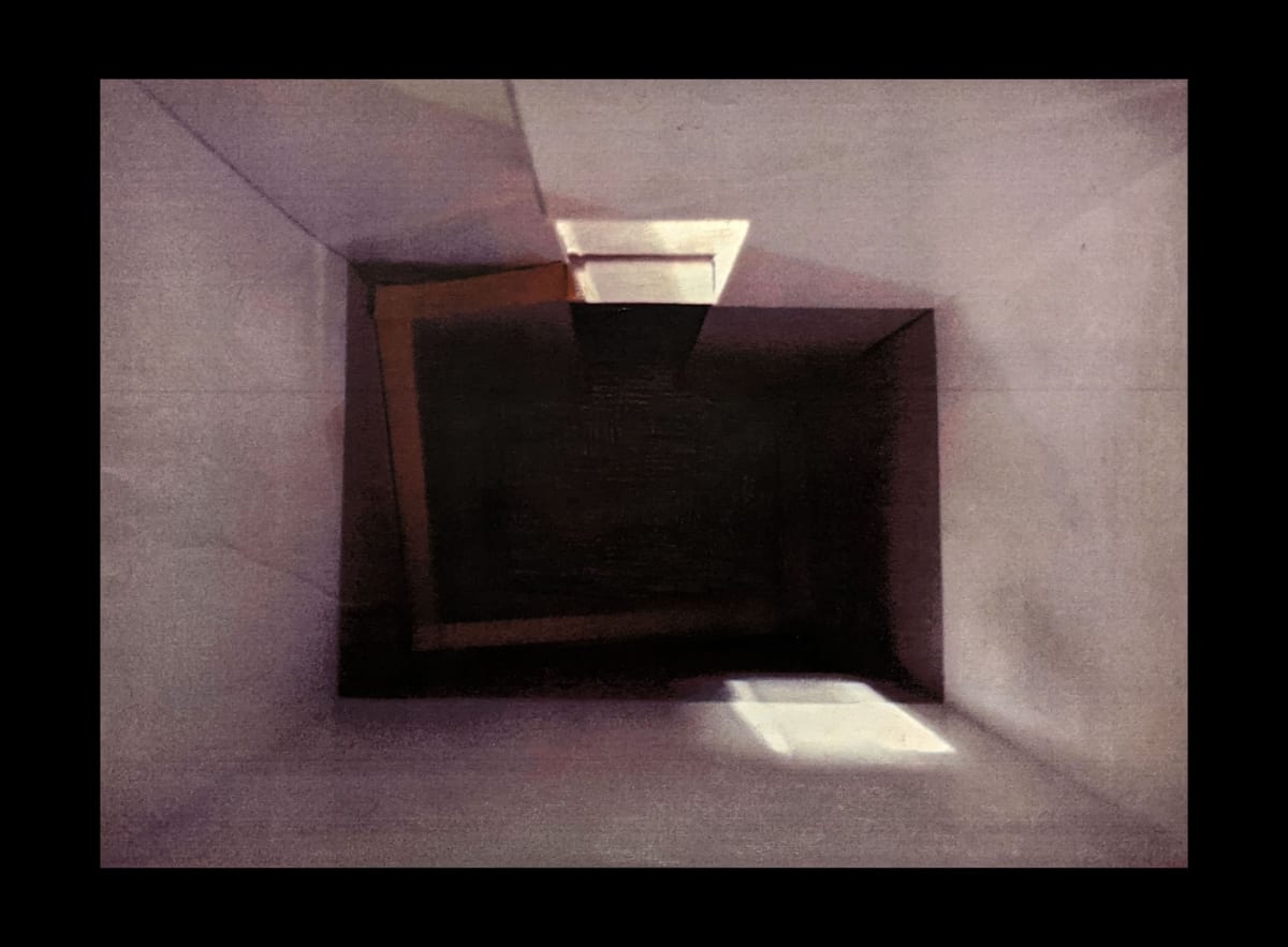 Into the Abyss and Out - 1/3 by Maya Leites  Image: Into the Abyss and Out from "Beneath the Temple of Julius Caesar" (1/3) - three drawings as part of a conceptual project of "Rebuilding the Temple of Julius Caesar" at the Roman Forum.