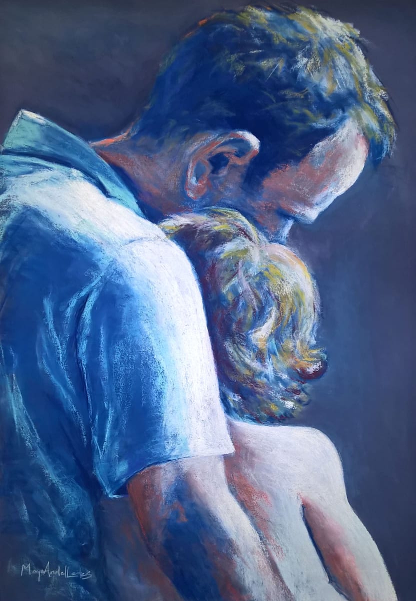 Father and Son by Maya Leites  Image: Private Collection (Commissioned) 