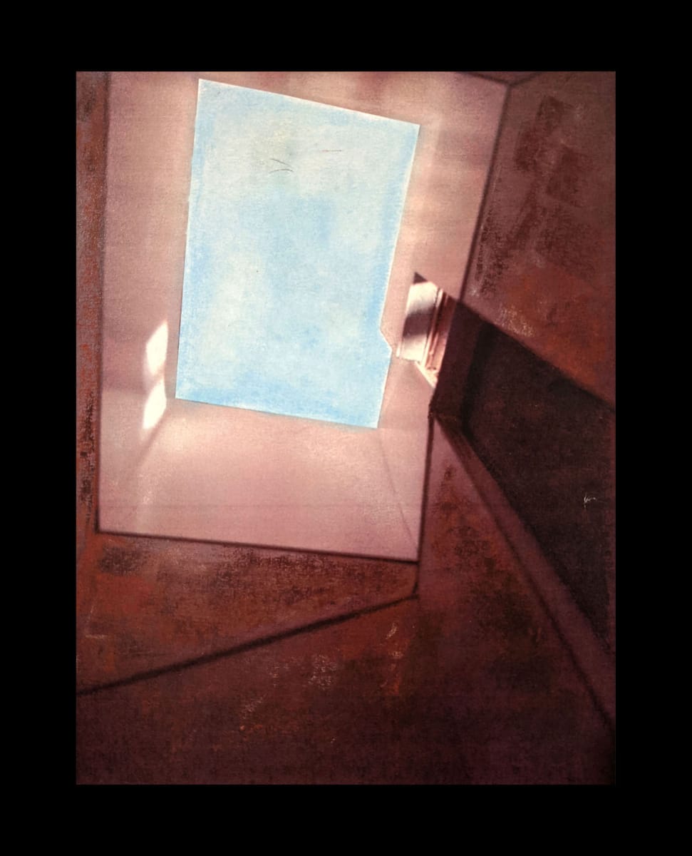 Into the Abyss and Out - 2/3 by Maya Leites  Image: Into the Abyss and Out from "Beneath the Temple of Julius Caesar" (2/3) - three drawings as part of a conceptual project of "Rebuilding the Temple of Julius Caesar" at the Roman Forum.