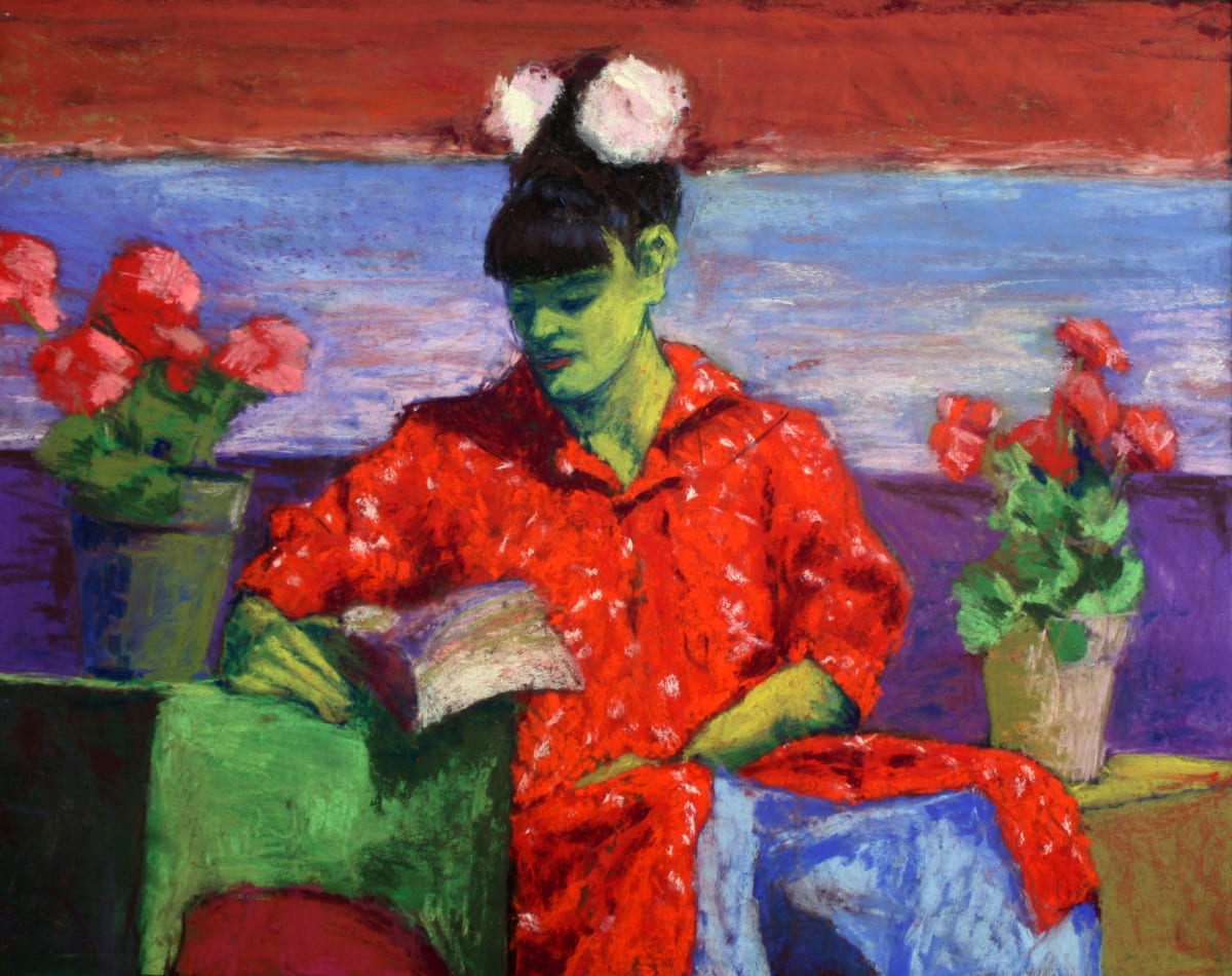 A Woman Reading by Maya Leites 