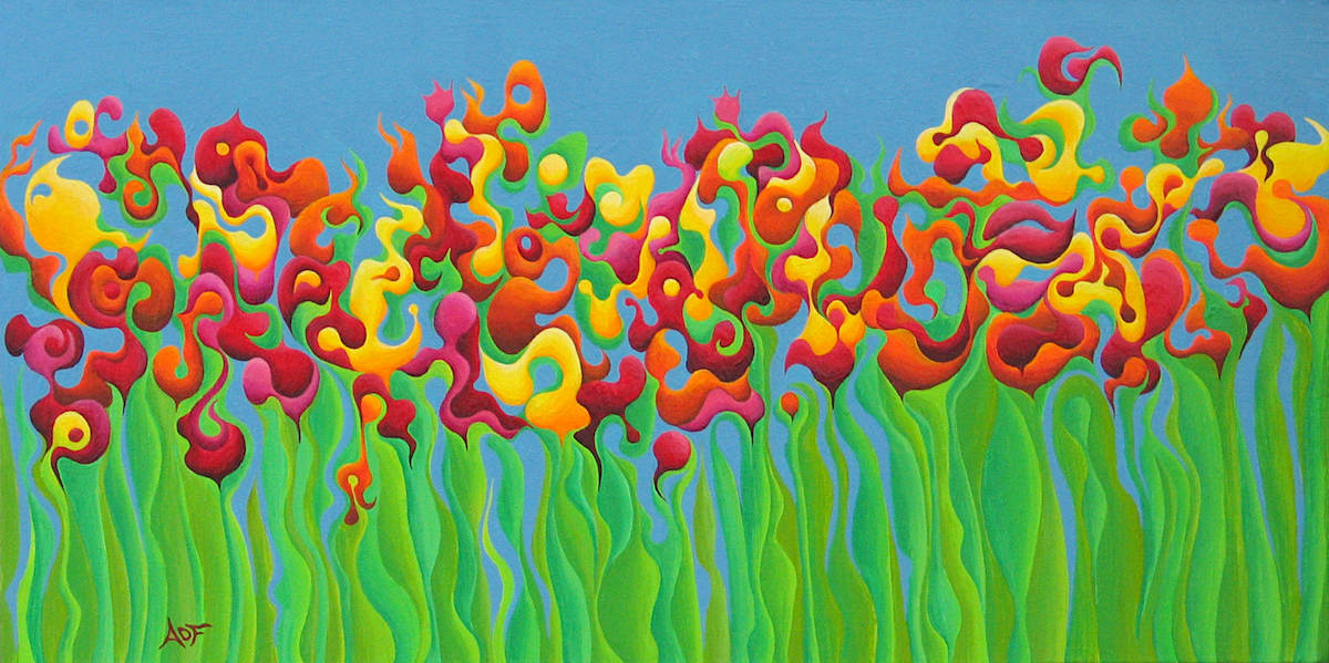 Blazing Blossom Bash by Amy Ferrari, Image 1.
