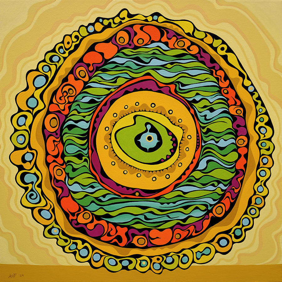 Contemplative Giggles by Amy Ferrari 